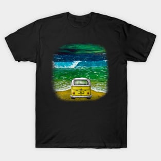 Beach Camper (Yellow) T-Shirt